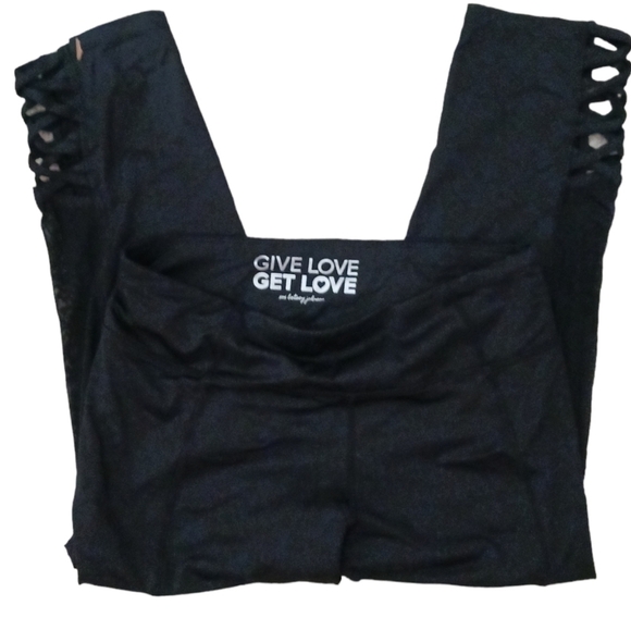 BETSEY JOHNSON BLACK LEGGINGS - Picture 4 of 4